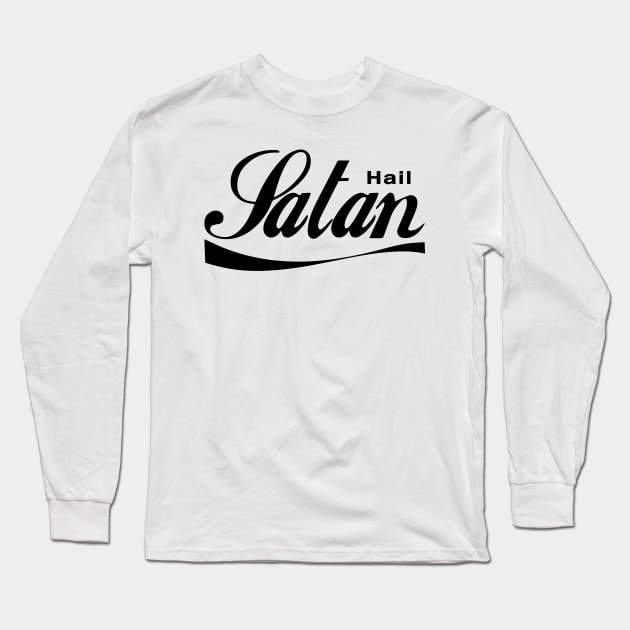 HAIL SATAN - FUNNY SATANIC OCCULT PARODY Long Sleeve T-Shirt by Tshirt Samurai